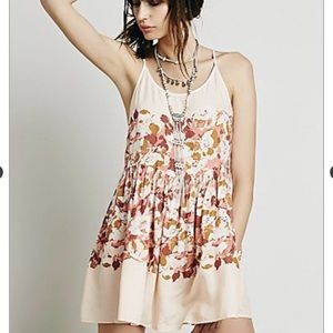 Free People IFP strappy back slip dress